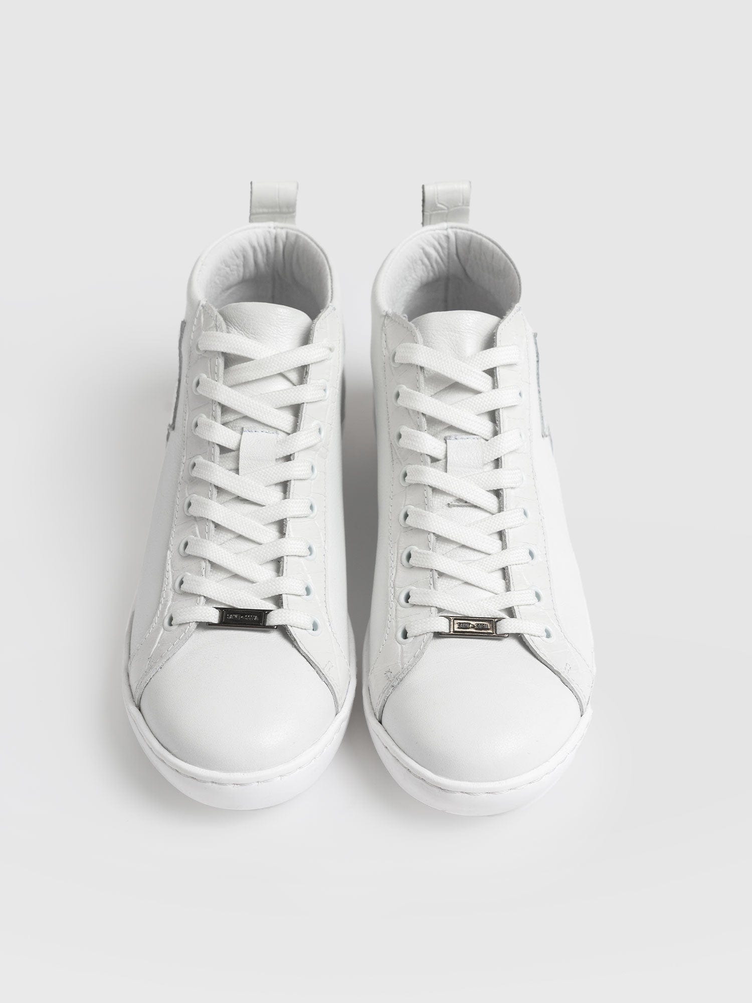 Hoxton Trainer - White Croc